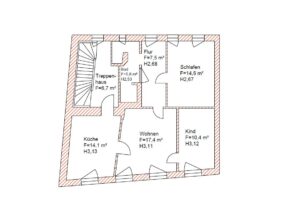 Grundriss 3.Obergeschoss
