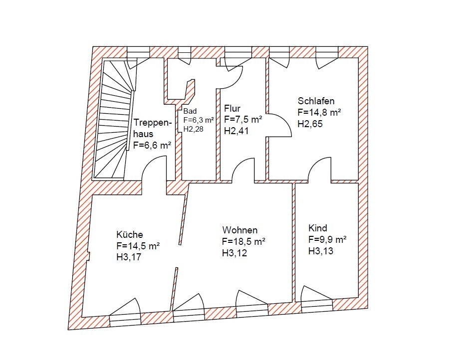 Grundriss 2.Obergeschoss