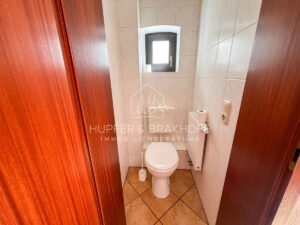 WC auf halber Treppe