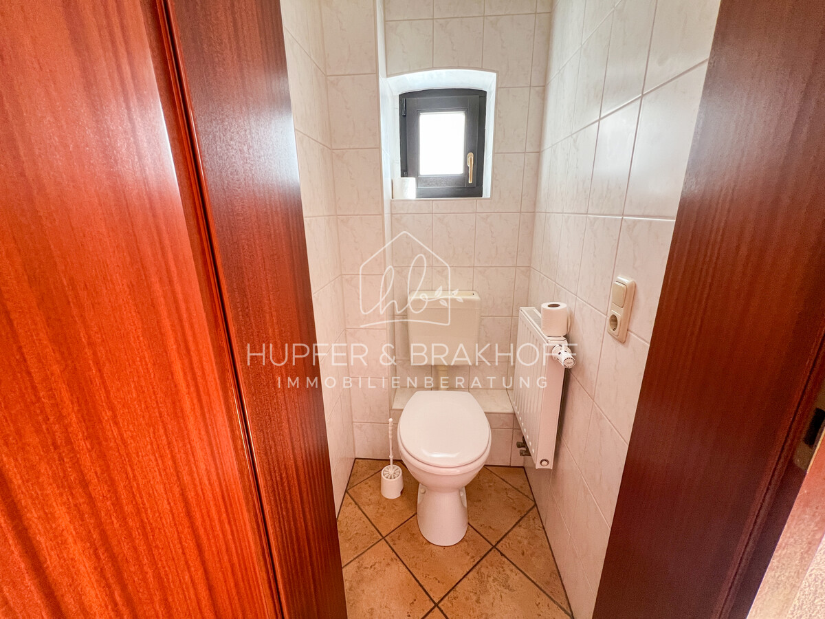 WC auf halber Treppe
