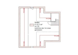Grundriss Spitzboden